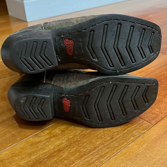 Justin Cowboy Boots Size 8 - Picture 6 of 7